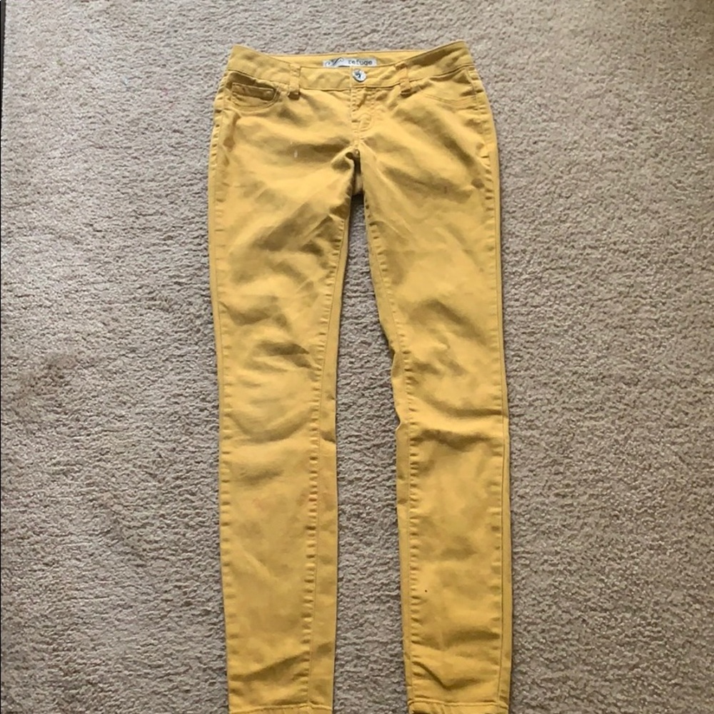 Mustard yellow pants